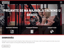 Tablet Screenshot of crossfitsuperbia.com